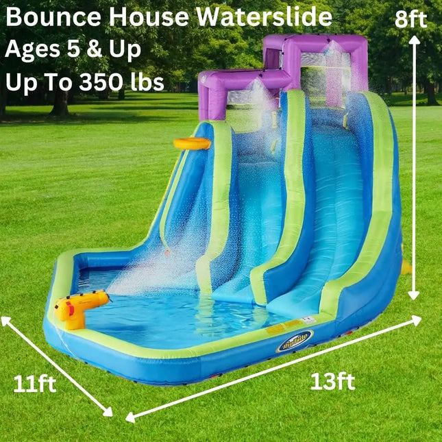 fun inflatable climbing wall water slide