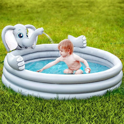 fun inflatable elephant swimming pool
