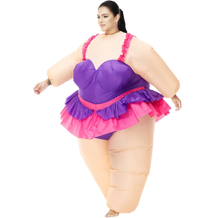 funny inflatable fat woman costume