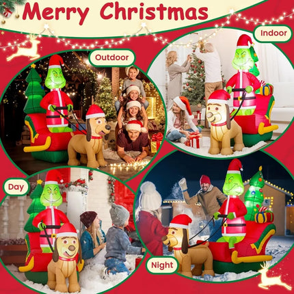 grinch blow up decorations