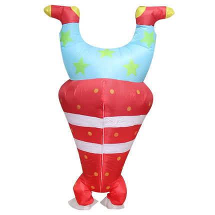 handstand clown inflatable