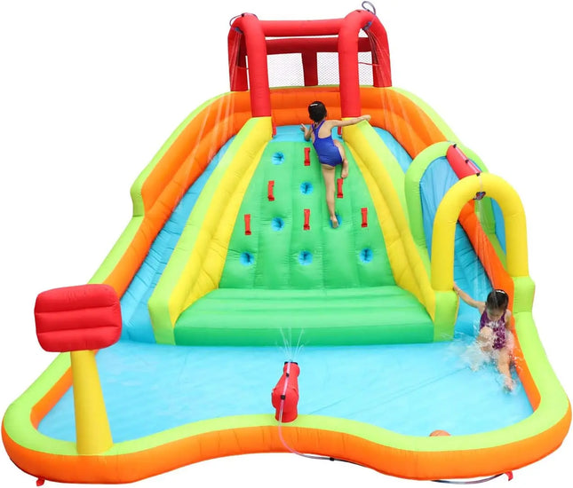 huge inflatable water park