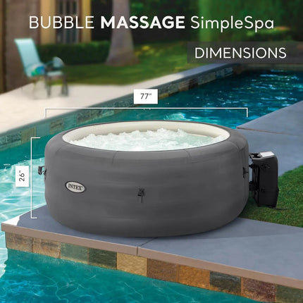 inflatable 4 person hot tub