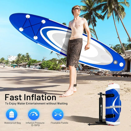 inflatable SUP with carry bag