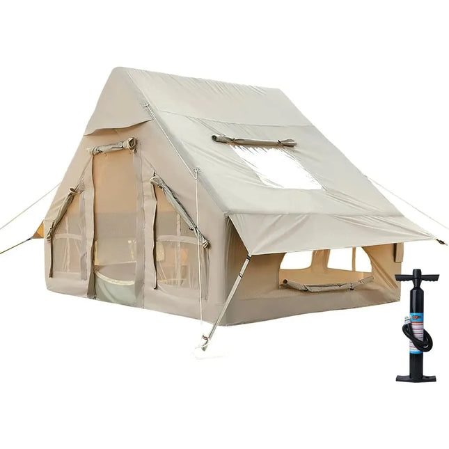 inflatable cabin tent with pump