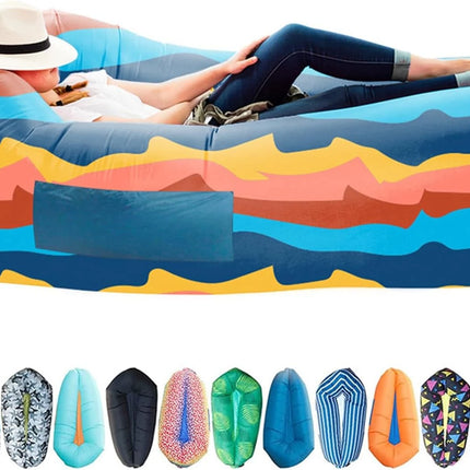 inflatable camping lounger for camping
