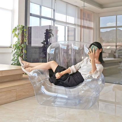 inflatable chair transparent