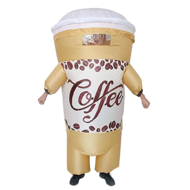 inflatable coffee cup costume