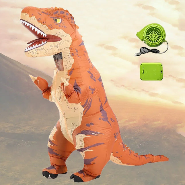 inflatable dinosaur costume