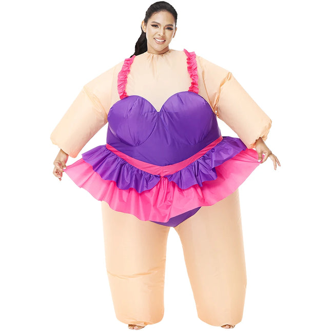 inflatable fat woman costume adults