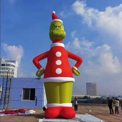 inflatable grinch Christmas decor