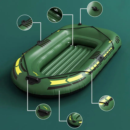 inflatable lake boat