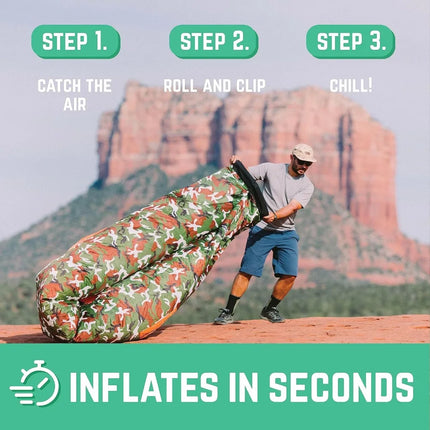 inflatable lounger for camping