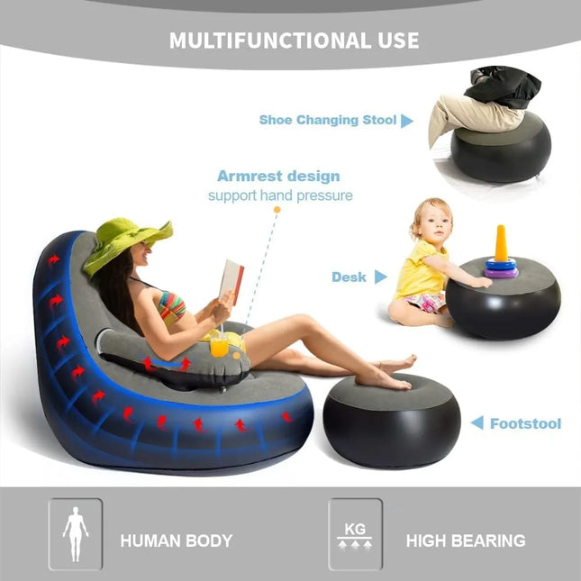 inflatable outdoor lounge chair