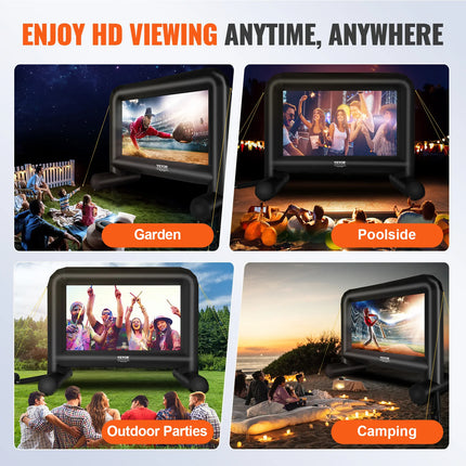inflatable outdoor movie screen 14ft