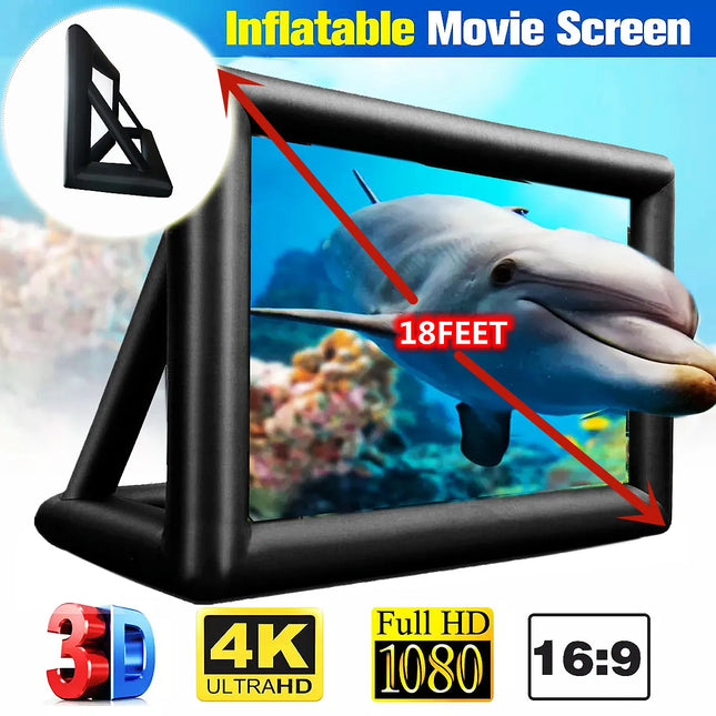 inflatable outdoor movie screen 18ft