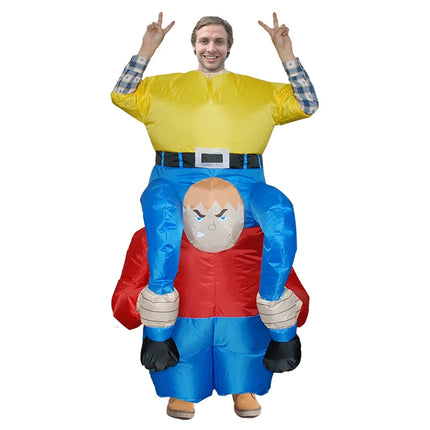 inflatable piggyback costume