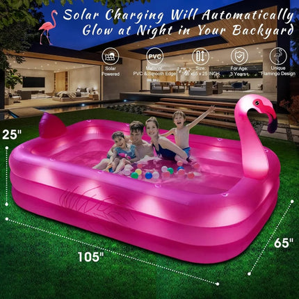 inflatable pool flamingo