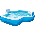 inflatable pool with seats