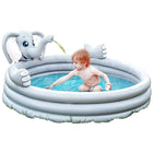 inflatable pool with sprinkler