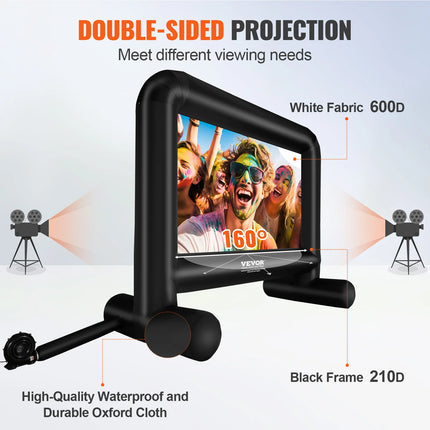 inflatable projector screen for outdoor