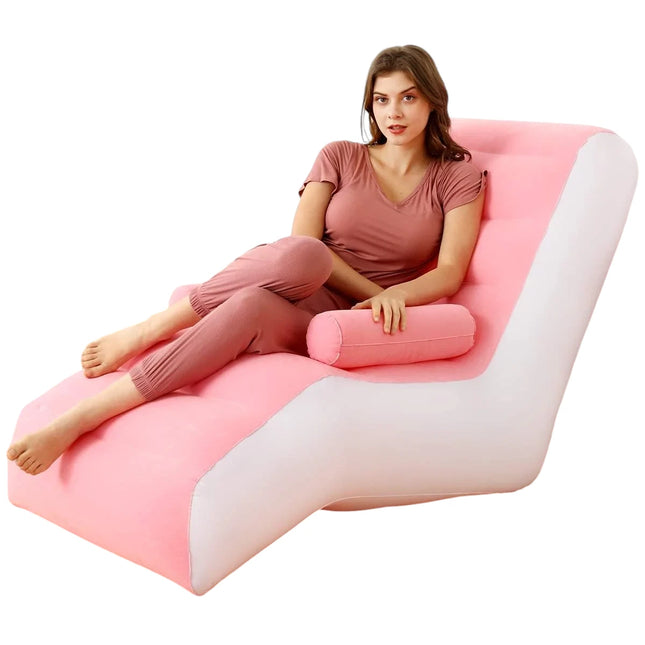 inflatable recliner comfy chair