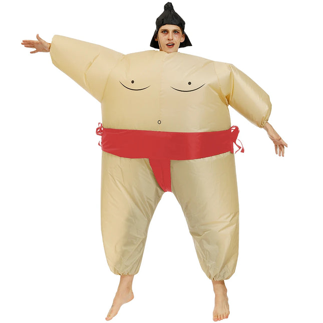 inflatable red sumo costume