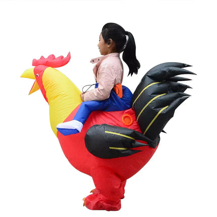 inflatable rooster costume kids