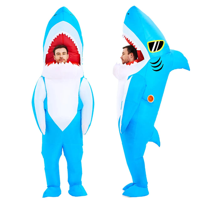 inflatable shark costume with shades