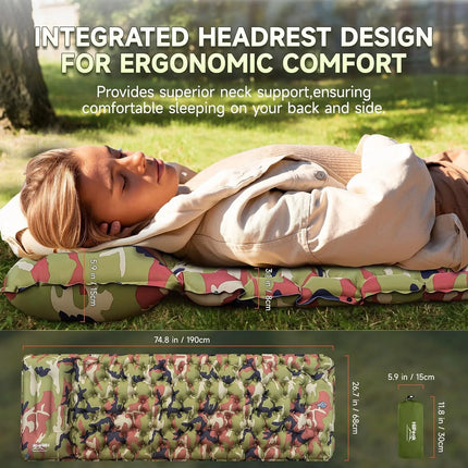 inflatable sleeping pad camping