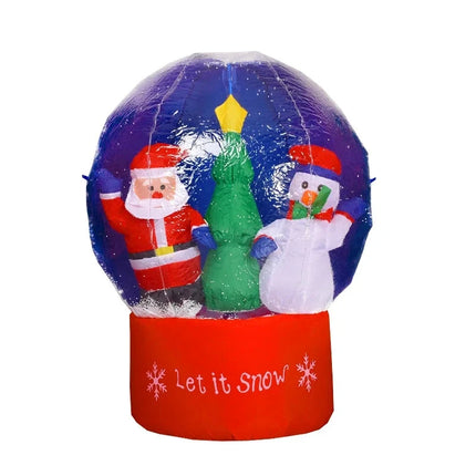 inflatable snow globe