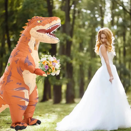 inflatable t rex costume