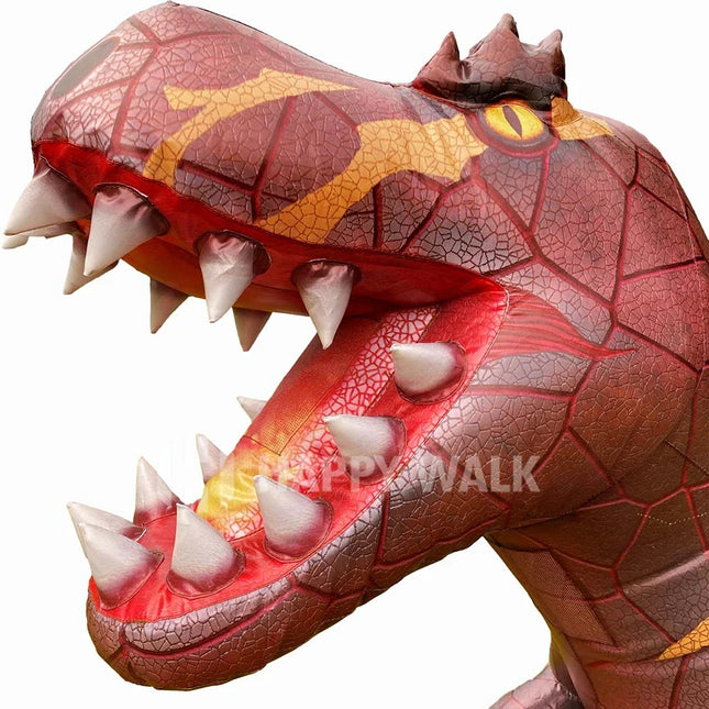 inflatable t rex costume brown