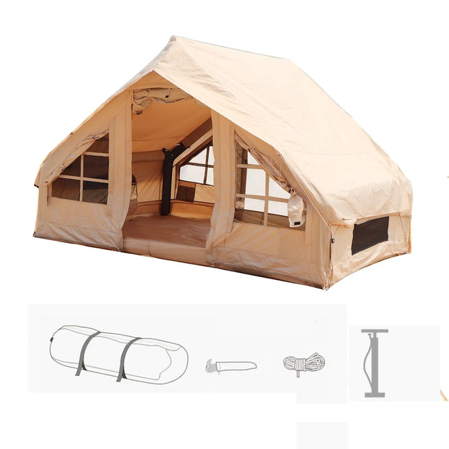 inflatable tent with windows