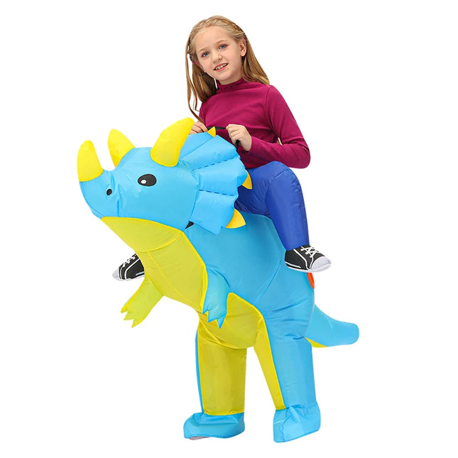 inflatable triceratops costume for kids