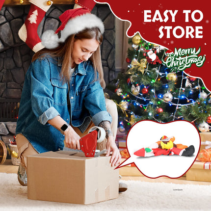 inflatable turkey on santa