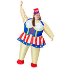 inflatable uncle sam costume for women