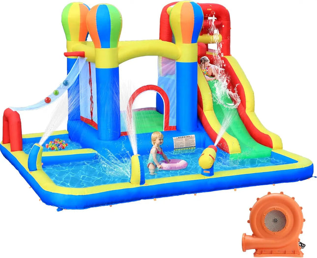 inflatable water park for backyard