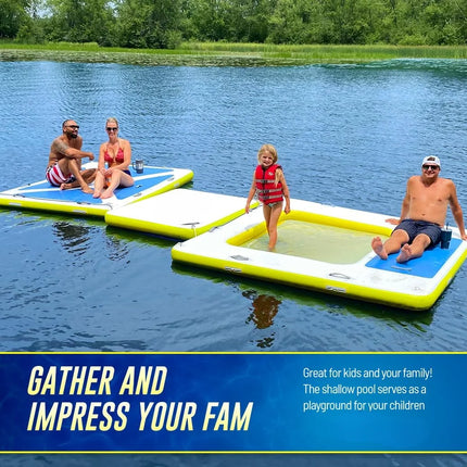 inflatable water platform