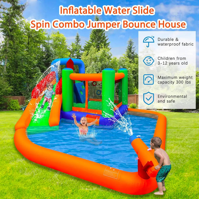 inflatable water slide park