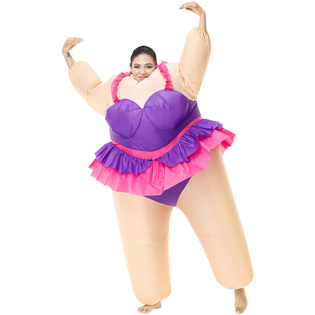 inflatable woman fat costume