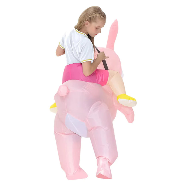 kids inflatable bunny costume