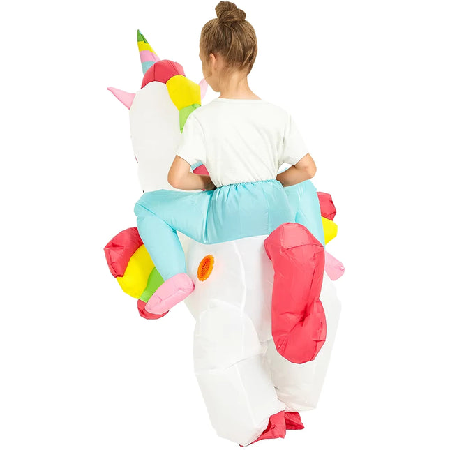 kids inflatable unicorn costume