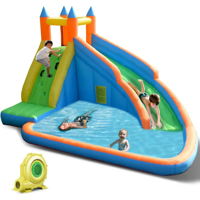 large inflatable water slide for kids