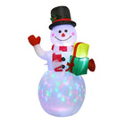 light up inflatable snowman