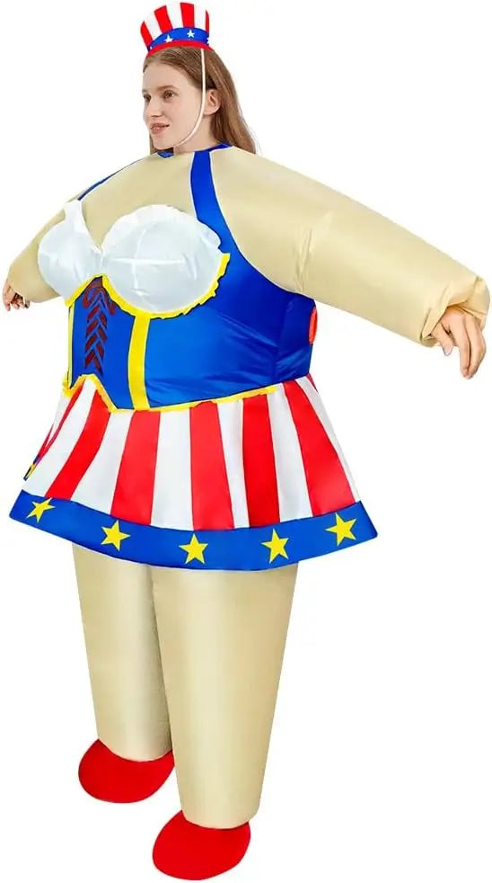 patriotic inflatable costume