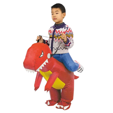 red inflatable dinosaur costume for all ages