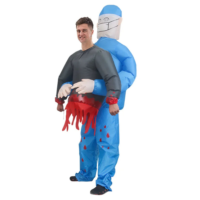 scary doctor inflatable costume