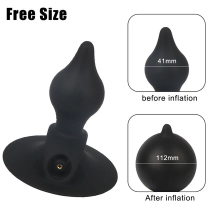 small inflatable butt plug