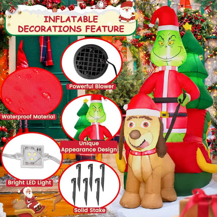the grinch blow up